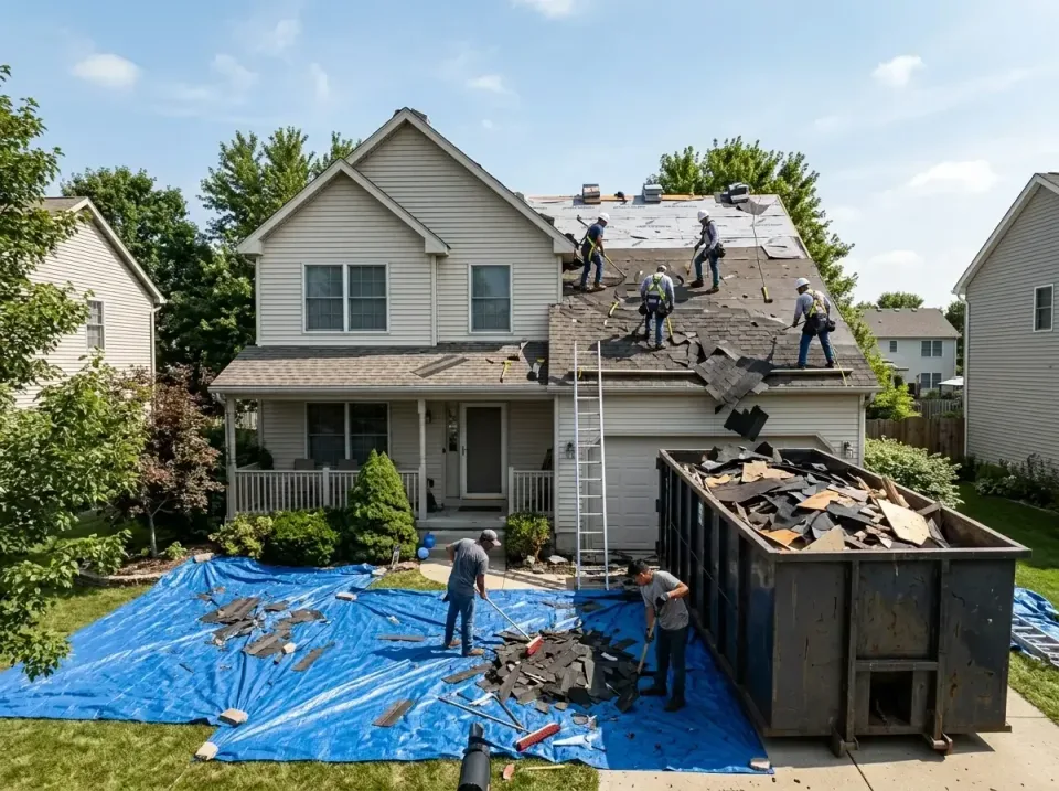 roof-replacement-debris-remova-004 — frequently asked questions, Cheapest Dumpster Rentals in Flowery Branch, GA